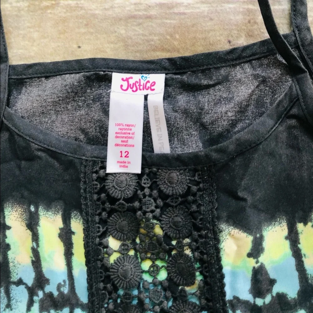 Justice tank top! Size 12